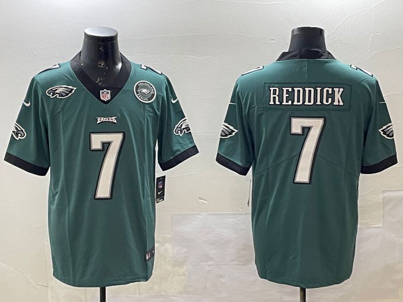 Men Philadelphia Eagles #7 Reddick Green 2025 Nike Vapor Limited NFL Jersey style 5